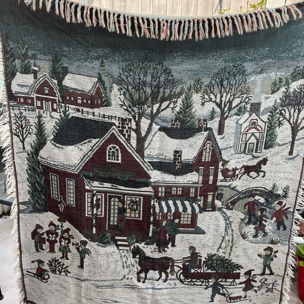 Christmas Vintage Tapestry